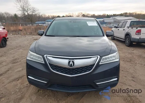 2014 Acura Mdx Technology Package z USA, uszkodzony, nr VIN 5FRYD3H43EB012196
